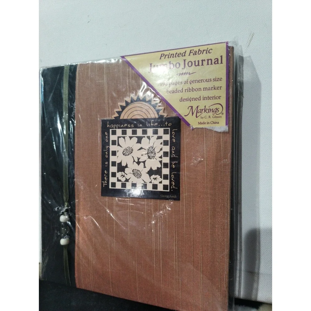 Markings By CR Gibson Jumbo Printed Cloth Fabric Cloth Journal New 192 Pages